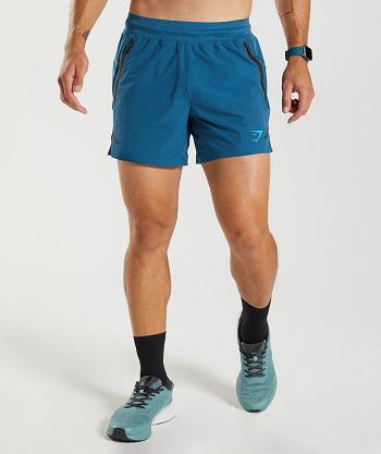 Gymshark Apex 5" Perform Shorts Herr Blå | SE 3507AHK